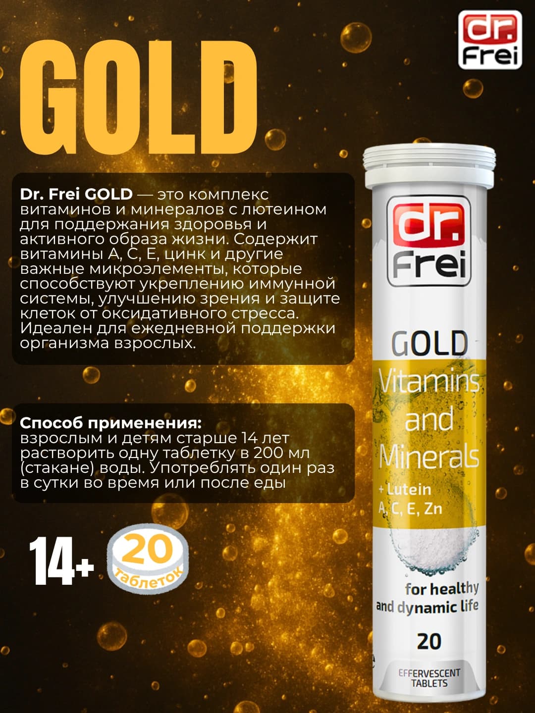 Dr. Frei Gold Vitaminlar 20