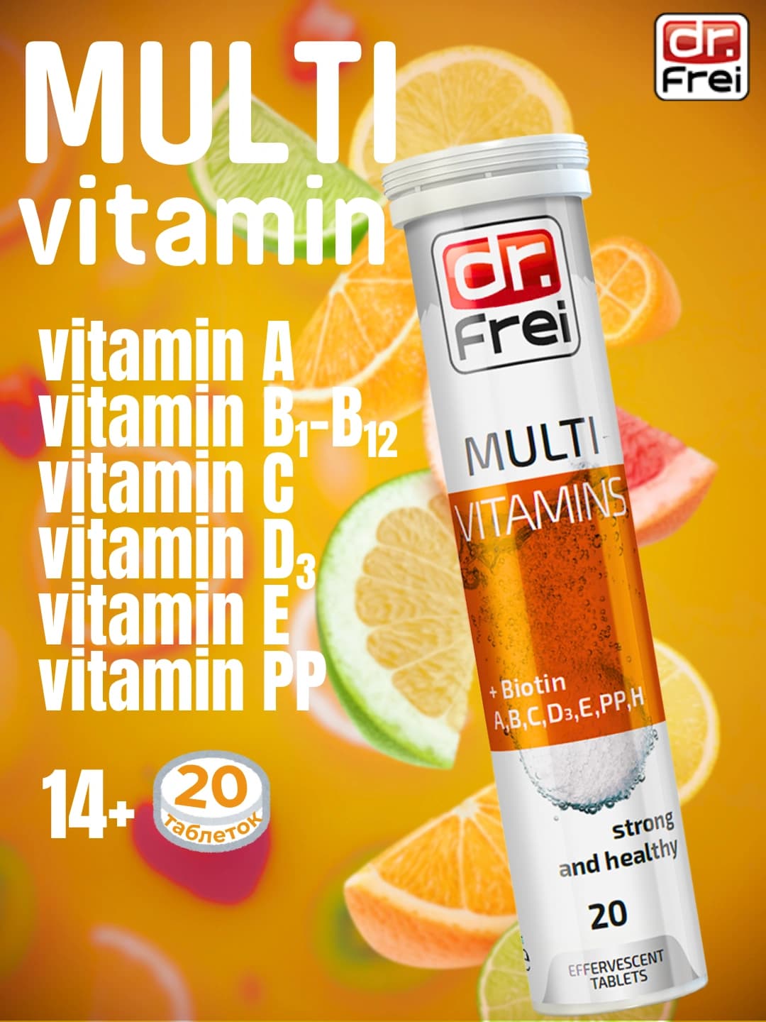Dr. Frei Multivitamins + Biotin 20