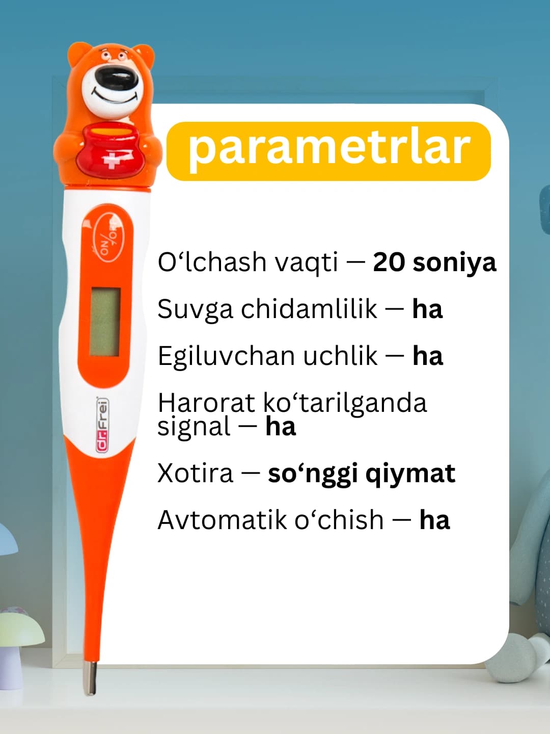 Dr. Frei Termometr T30 kids